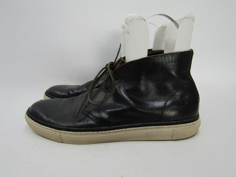 Frye Mens Size 10.5 Black Leather Oxford Casual Shoes
